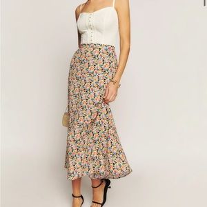 NWT reformation bea skirt